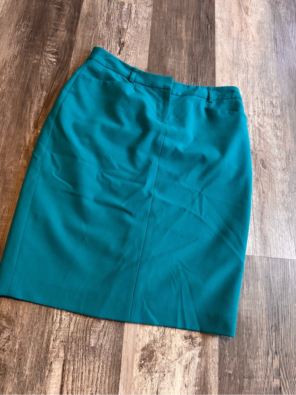Calvin Klein Teal Pencil Skirt